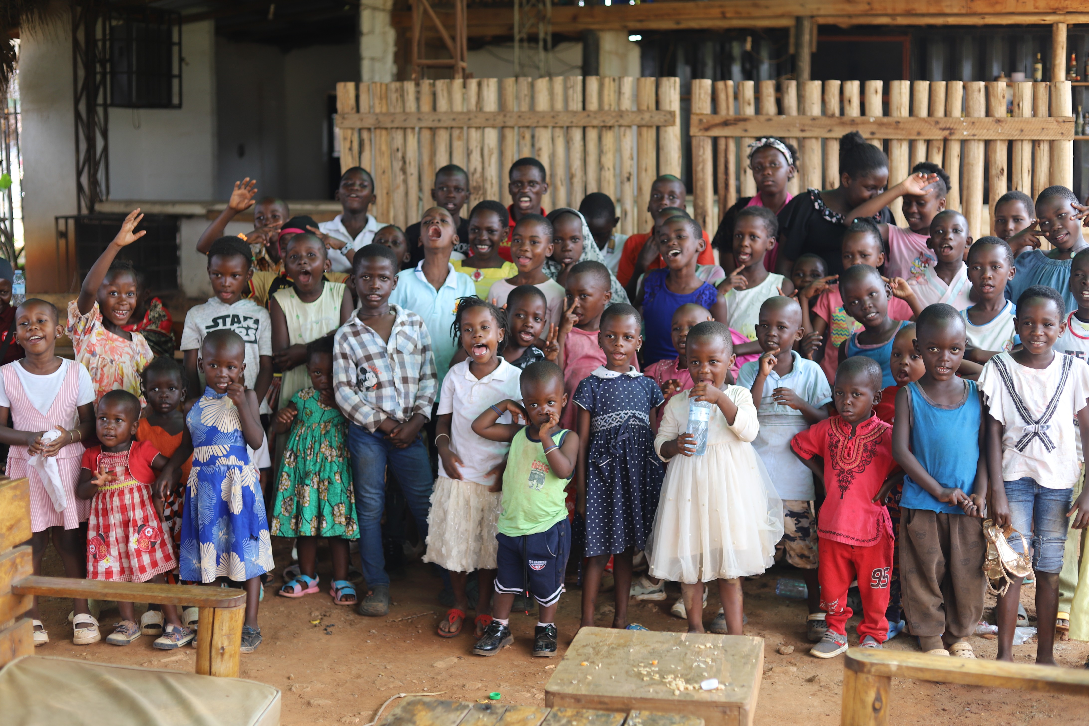 The children, young adults and elderly Danex serves